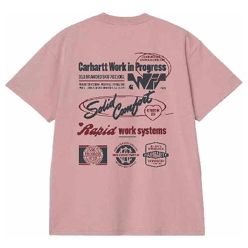 CARHARTT WIP NETWORKS TSHIRT Glassy Pink