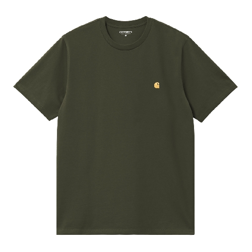 CARHARTT WIP CHASE TSHIRT Olive Gold