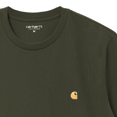CARHARTT WIP CHASE TSHIRT Olive Gold