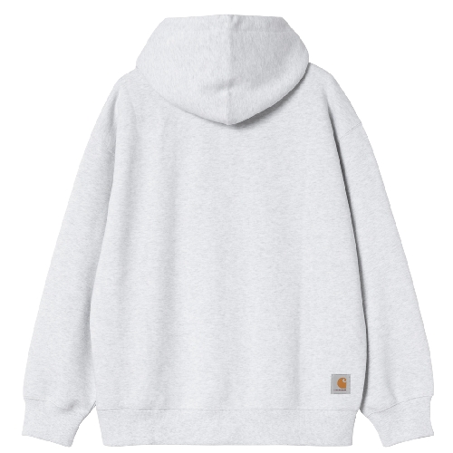 CARHARTT WIP HOODED MINI WIP SWEAT JACKET Ash Heather stone washed