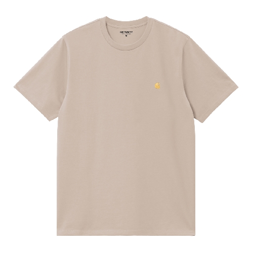 CARHARTT WIP CHASE TSHIRT Fleur De Sel Gold