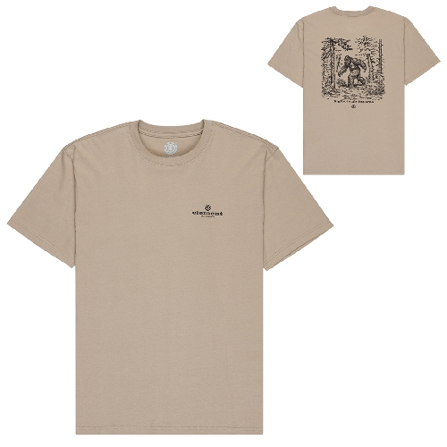 ELEMENT BIGFOOT WALKING SS TEE aluminium