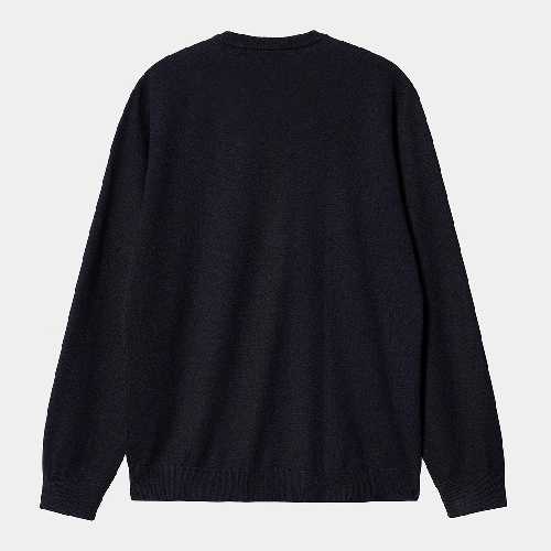 CARHARTT WIP MADISON SWEATER Dark Navy Wax