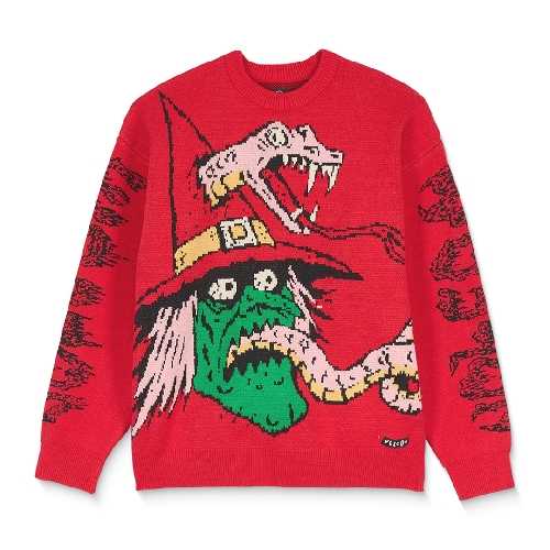 VOLCOM JJ VILLARD SWEATER Lifeguard red