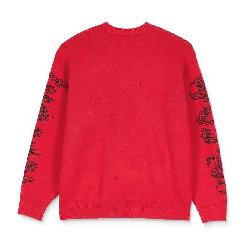 VOLCOM JJ VILLARD SWEATER Lifeguard red