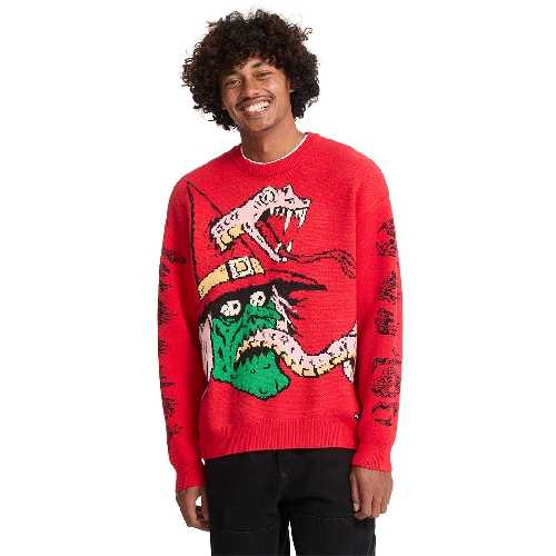 VOLCOM JJ VILLARD SWEATER Lifeguard red