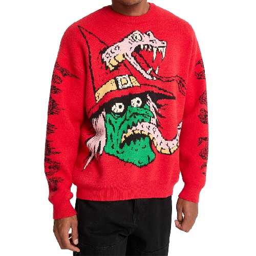 VOLCOM JJ VILLARD SWEATER Lifeguard red