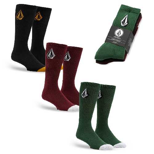 VOLCOM FULL STONE MIX SOCK 3PK Mix