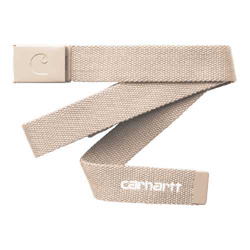 CARHARTT WIP C LOGO BELT Fleur de Sel White