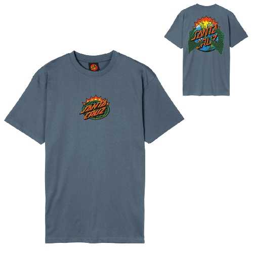 SANTA CRUZ KENDALL END OF THE DOT TEE Storm Grey