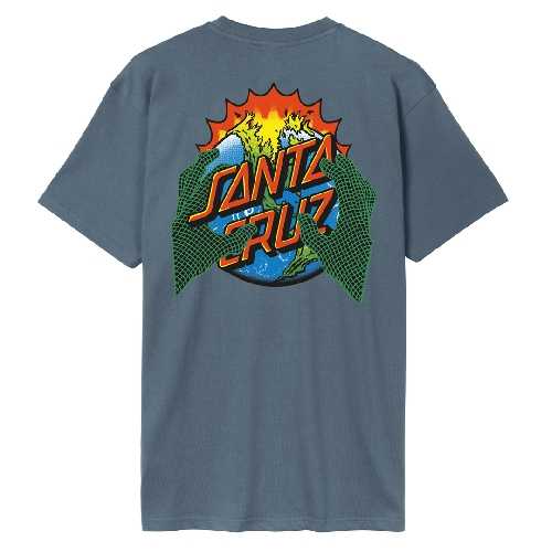 SANTA CRUZ KENDALL END OF THE DOT TEE Storm Grey