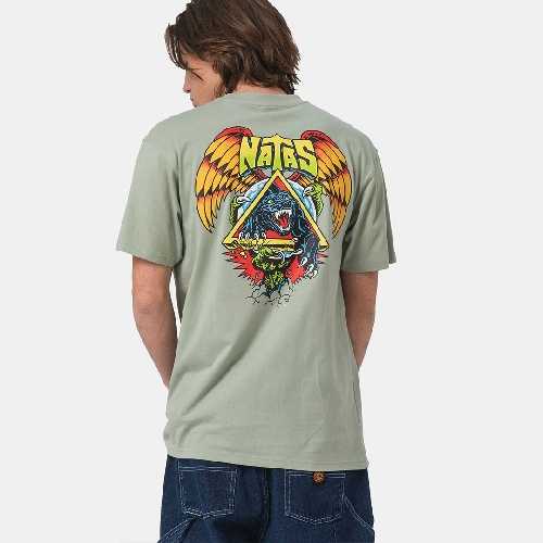 SANTA CRUZ NATAS SC PANTHER TEE Moon Rock