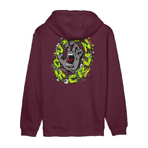 SANTA CRUZ SLIME SCREAM HOOD Dark Cherry