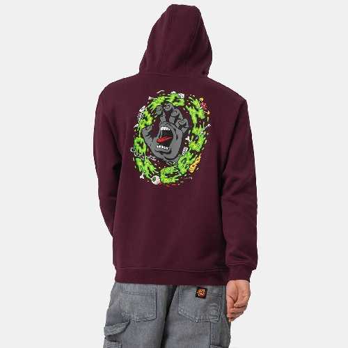 SANTA CRUZ SLIME SCREAM HOOD Dark Cherry