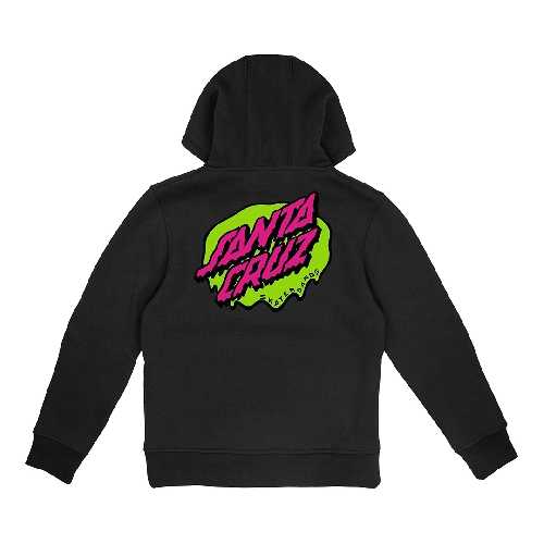 SANTA CRUZ YOUTH SLIME DOT HOOD Black