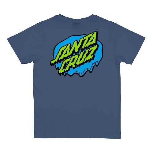 SANTA CRUZ YOUTH SLIME DOT TEE Heritage Blue