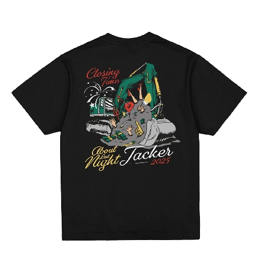 JACKER CLOSING TIME TEE Black