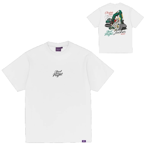 JACKER CLOSING TIME TEE White
