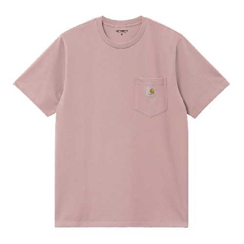 CARHARTT WIP POCKET TSHIRT Glassy Pink