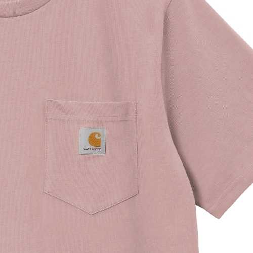 CARHARTT WIP POCKET TSHIRT Glassy Pink