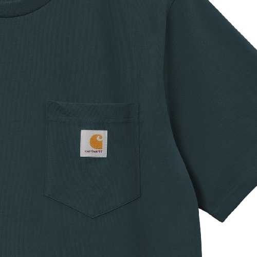 CARHARTT WIP POCKET TSHIRT Deep Lagoon