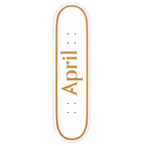 APRIL OG LOGO ORANGE DECK 8
