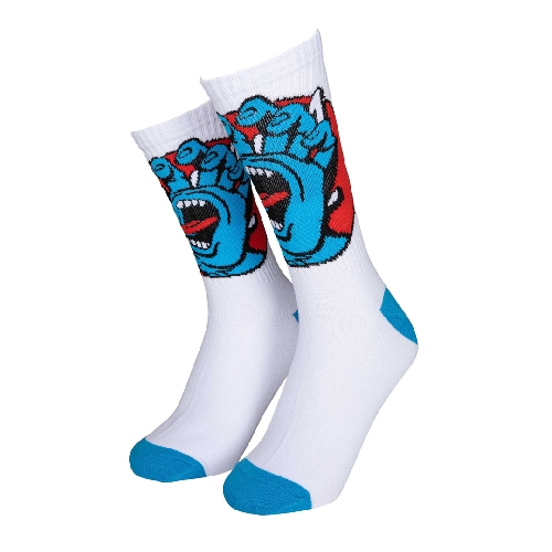 SANTA CRUZ HAND DOT SOCKS White