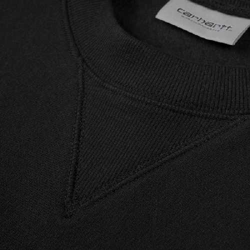 CARHARTT WIP AMERICAN SCRIPT SWEAT Black