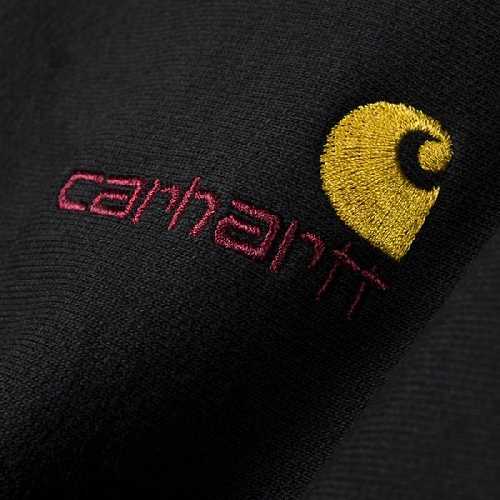 CARHARTT WIP AMERICAN SCRIPT SWEAT Black