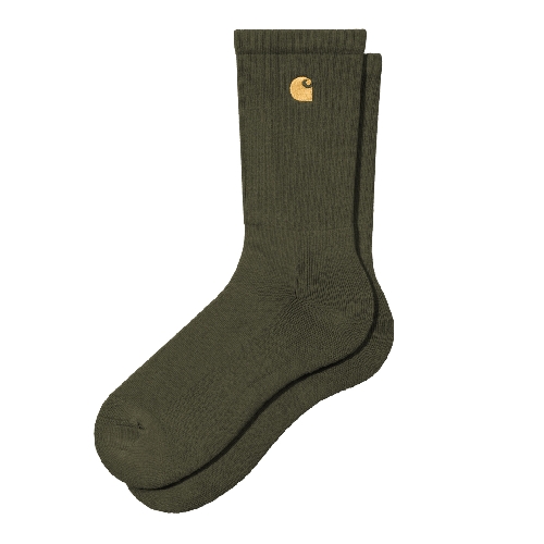 CARHARTT WIP CHASE SOCKS Olive Gold
