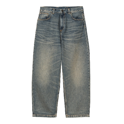 CARHARTT WIP BRANDON PANT Blue worn used wash