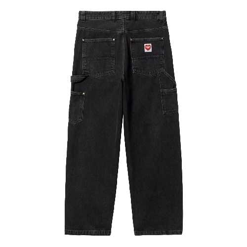 CARHARTT WIP NASH DOUBLE KNEE PANT Black stone washed