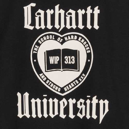 CARHARTT WIP SCHOOLING TSHIRT Black