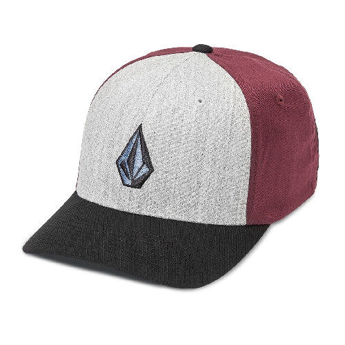 VOLCOM FULL STONE HTHR FLEXFIT HAT Dark Slate