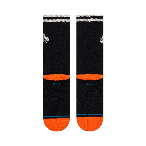 STANCE HIGH ROLLER CREW SOCK Black