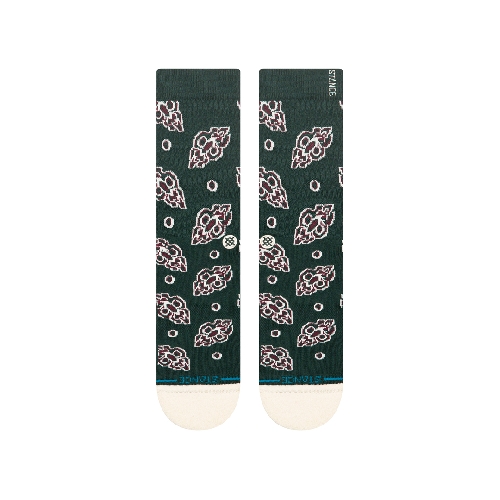 STANCE PINE BROCADE CREW SOCK Pine