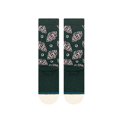 STANCE PINE BROCADE CREW SOCK Pine