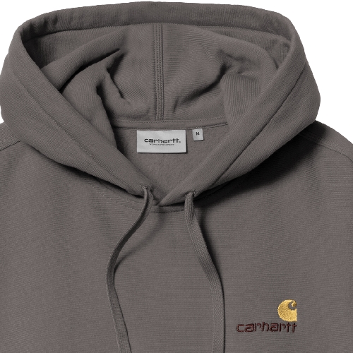 CARHARTT WIP HOODED AMERICAN SCRIPT SWEAT Porphyry
