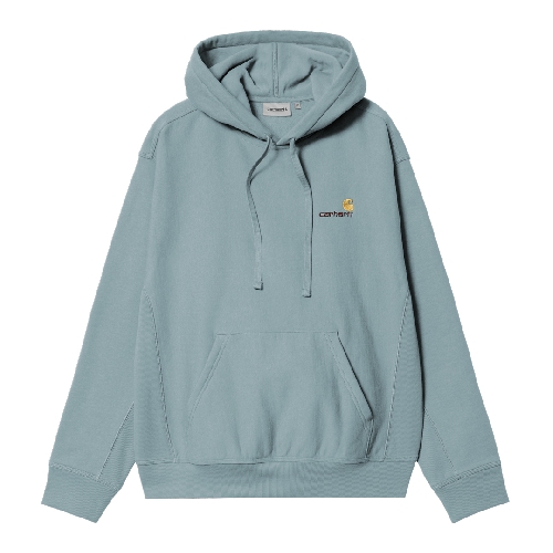 CARHARTT WIP HOODED AMERICAN SCRIPT SWEAT Citadel