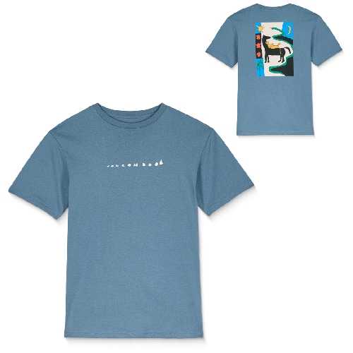 VOLCOM LONGOSNAKE TEE YOUTH Blue Wash