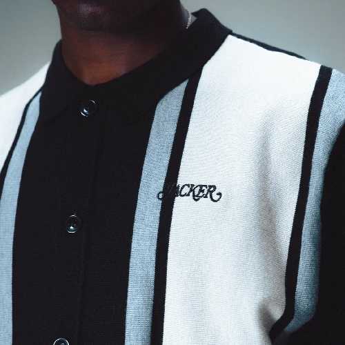 JACKER GRANDPA CARDIGAN SHIRT Black