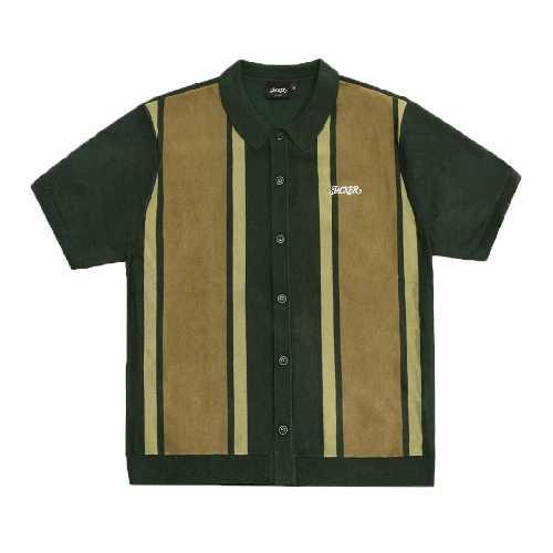 JACKER GRANDPA CARDIGAN SHIRT Green