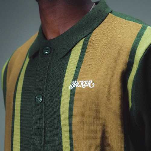 JACKER GRANDPA CARDIGAN SHIRT Green