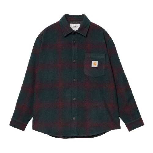 CARHARTT WIP BRENNAN SHIRT JAC Check Deep Lagoon Rondo