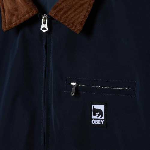 OBEY ELYSIAN JACKET Dark navy