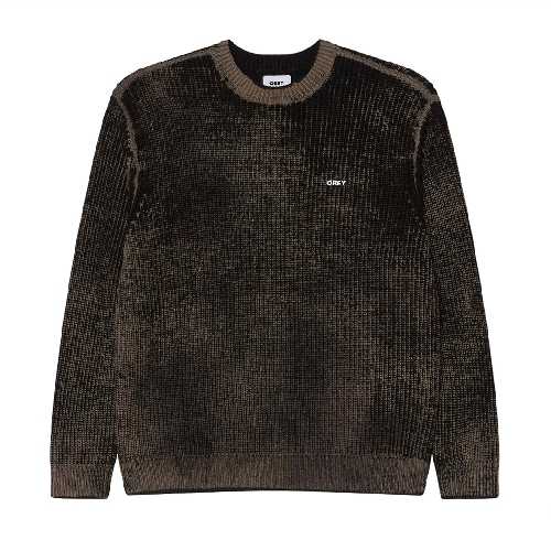 OBEY SPRAY EFFECT SWEATER Black multi