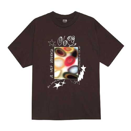 OBEY VAST UNIVERSE TEE Java brown