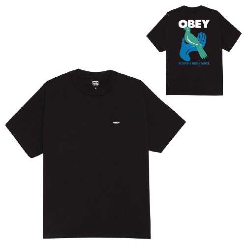 OBEY SOUND AND RESISTANCE BIRD Black
