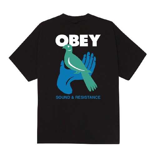 OBEY SOUND AND RESISTANCE BIRD Black