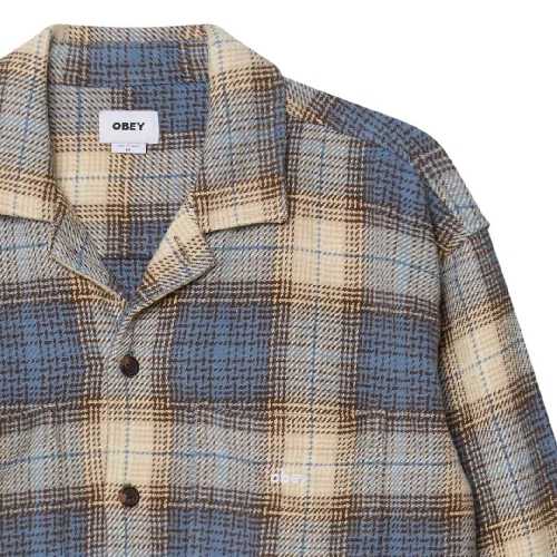 OBEY LAUREL WOVEN Coronet blue multi